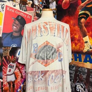 Vintage Louisville BBC Black Caps The Negro League Baseball T Shirt Mens Sz 3XL